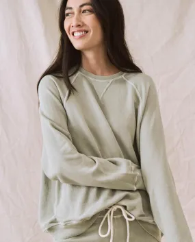 The Great - The Slouch Sweatshirt In Seafoam