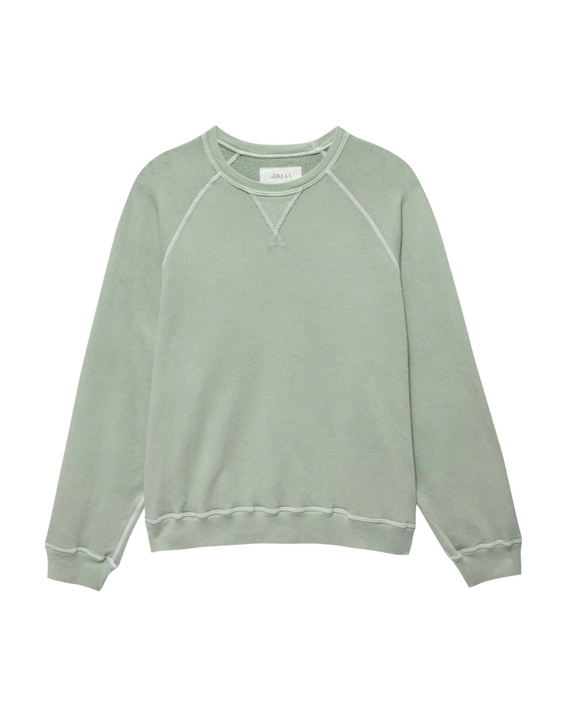 The Great - The Slouch Sweatshirt In Seafoam