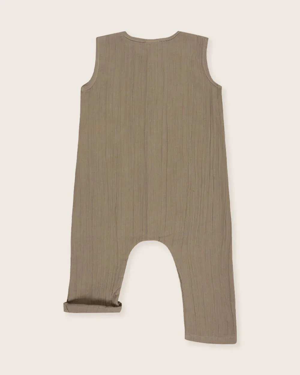 The Herb Gauze Tank Dungarees - BABY