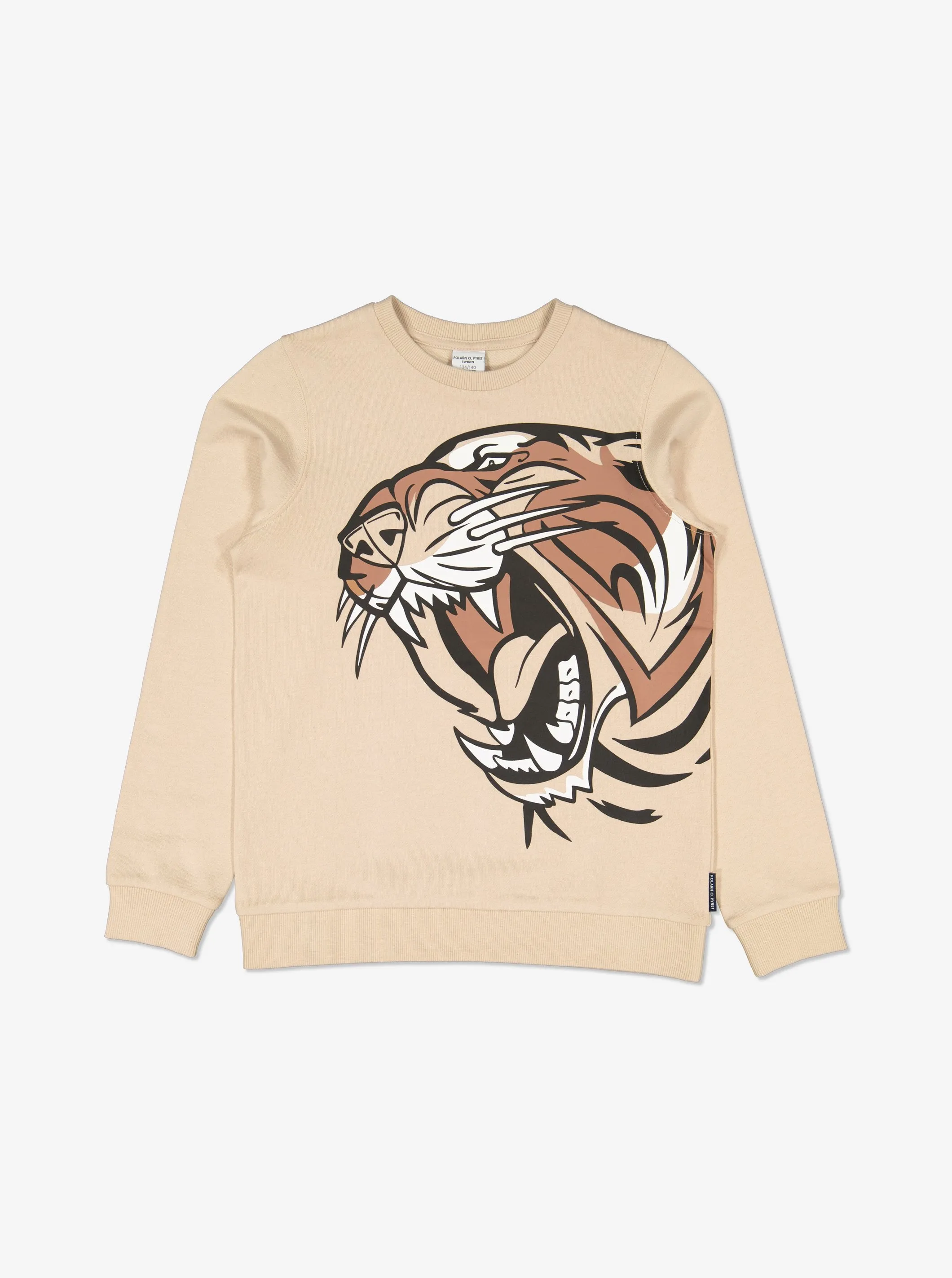 Tiger Print Kids Sweatshirt