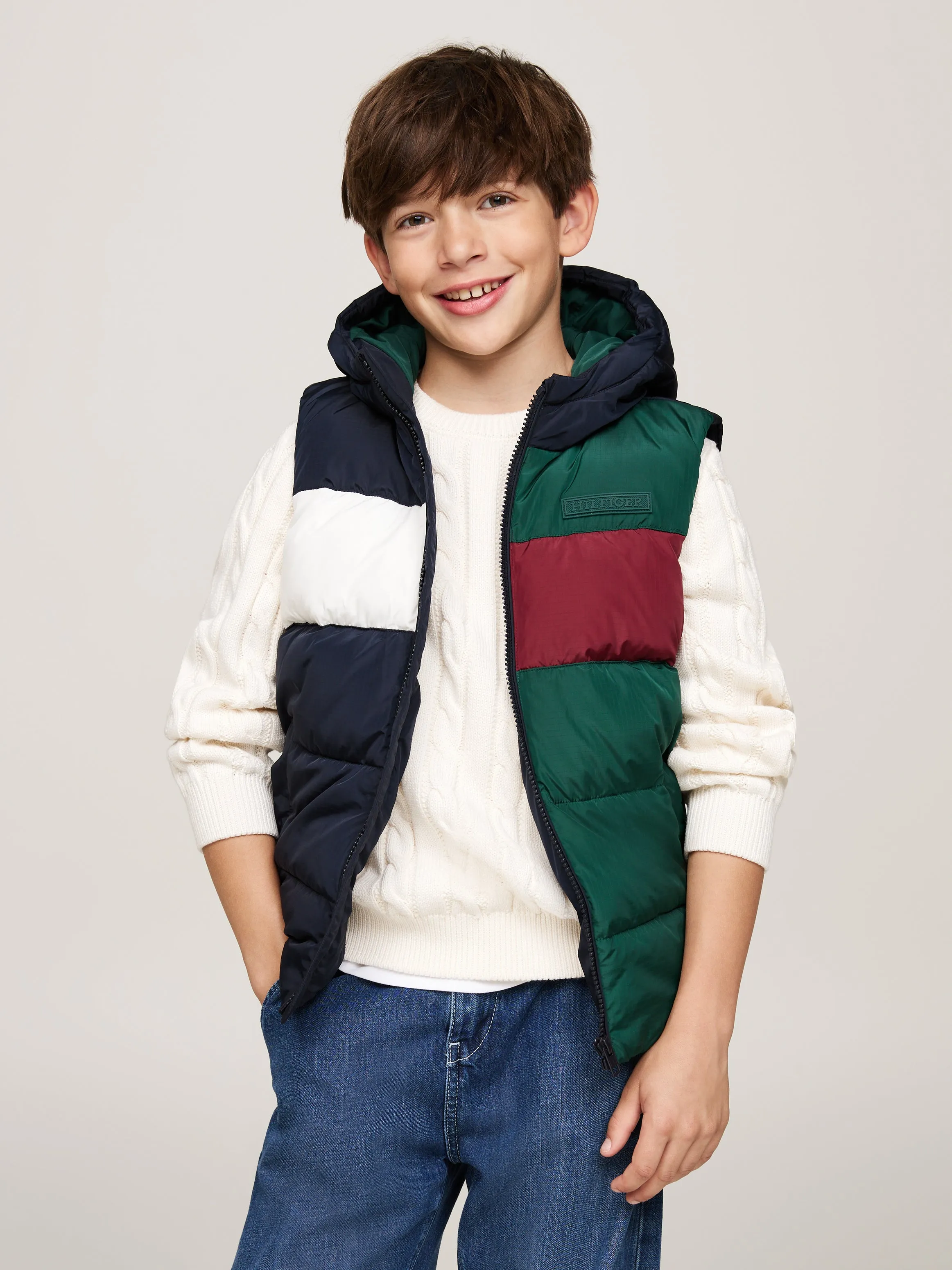 Tommy Hilfiger Colourblock Padded Gilet