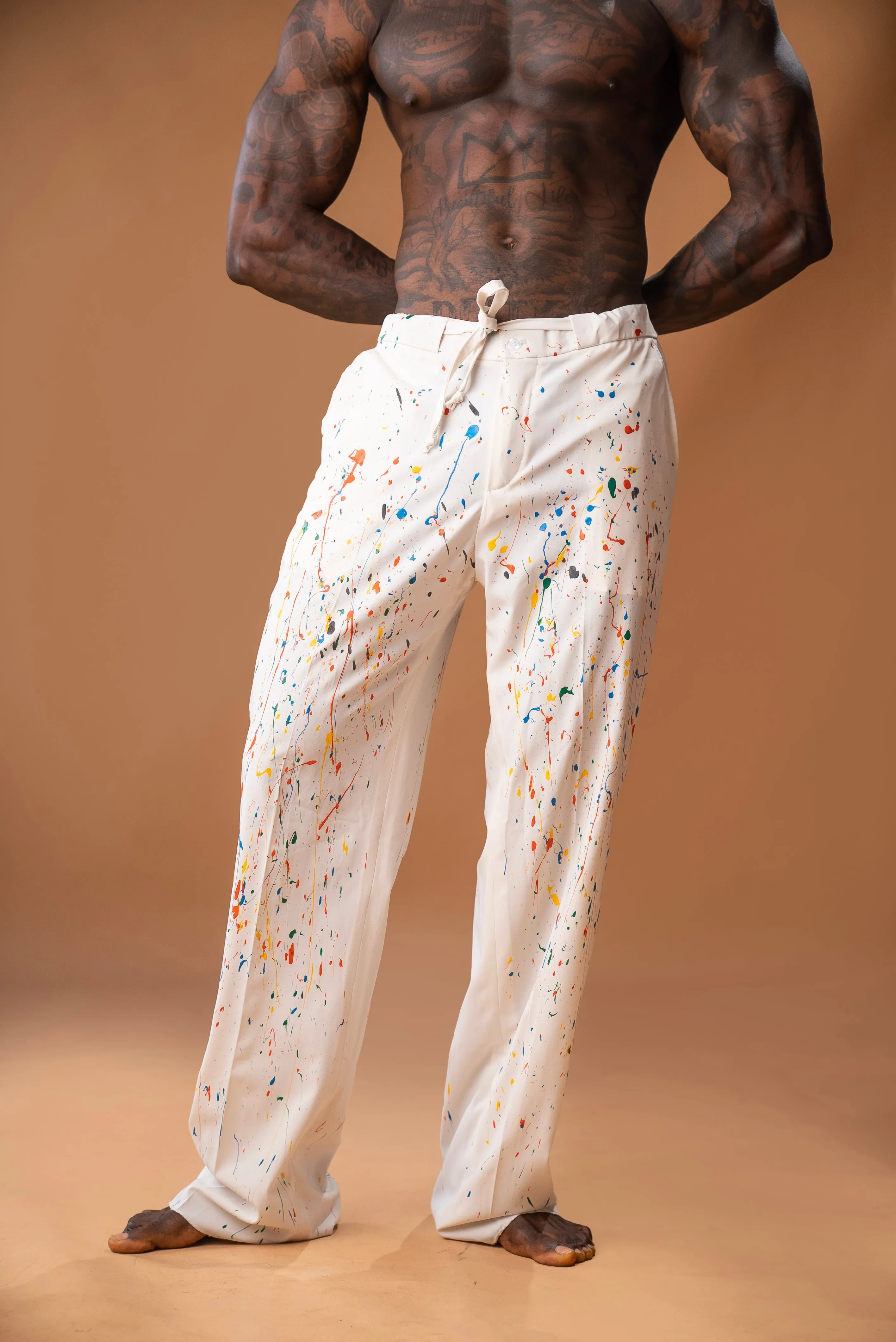 Wide Leg Pant with a Splash of Colors