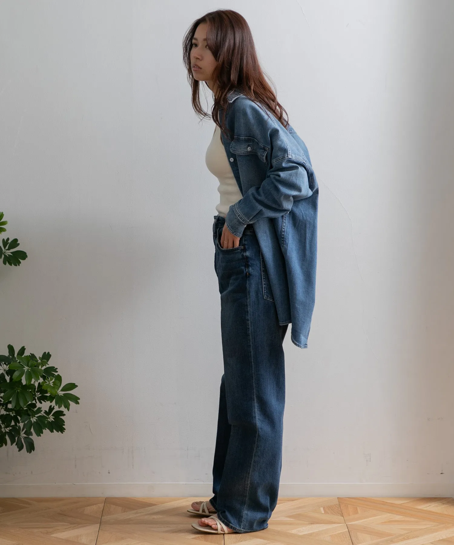 【WOMEN】Healthy denim Nuts Dark Used