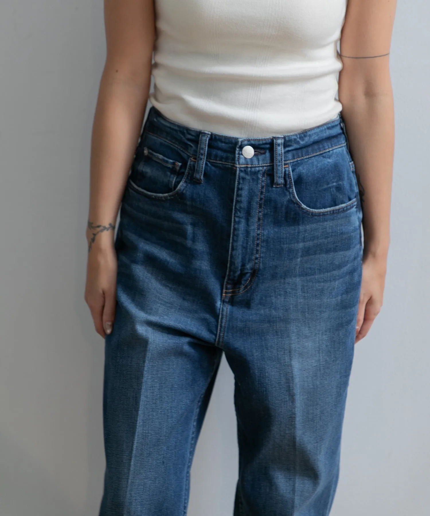 【WOMEN】Healthy denim Nuts Dark Used