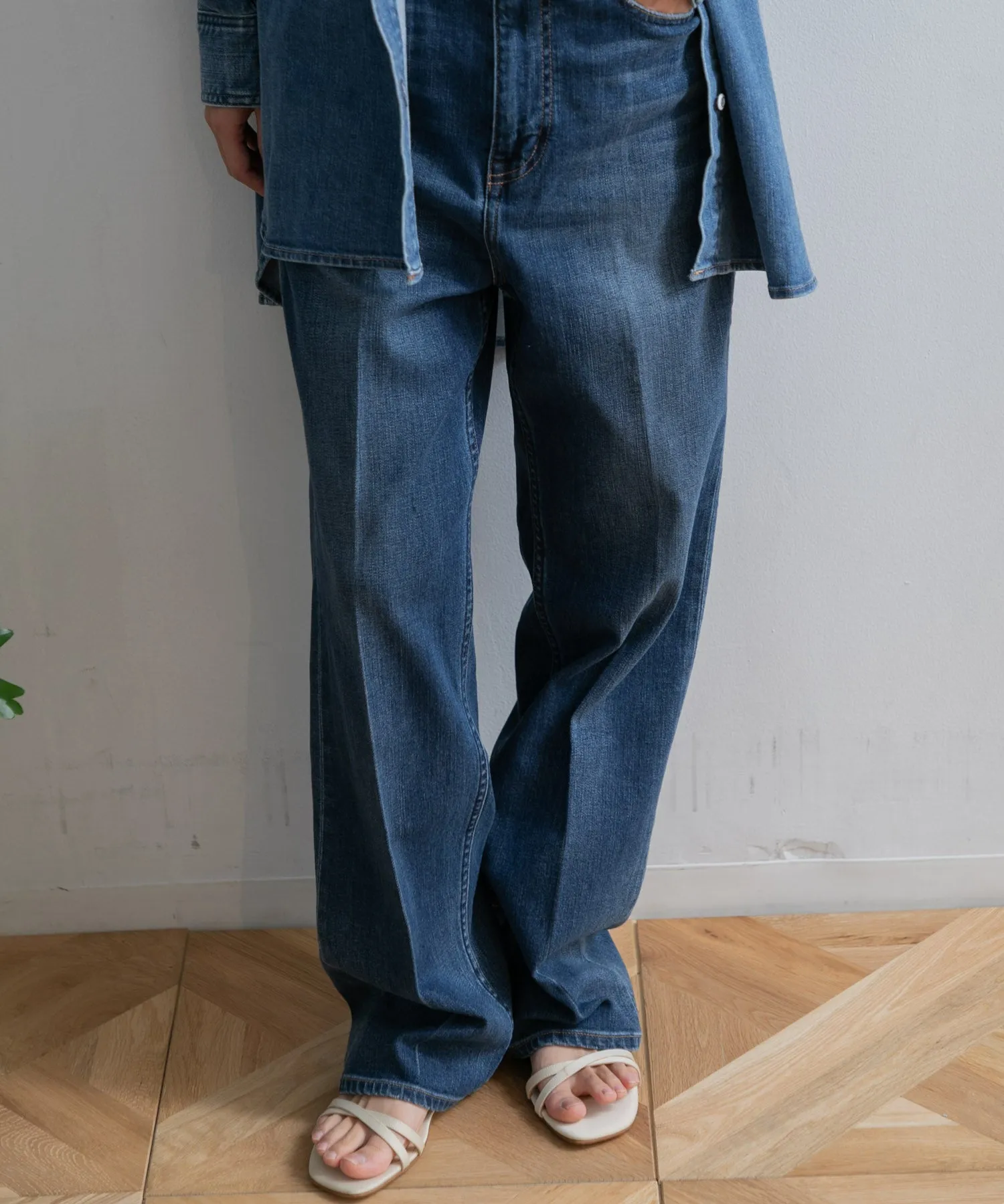 【WOMEN】Healthy denim Nuts Dark Used