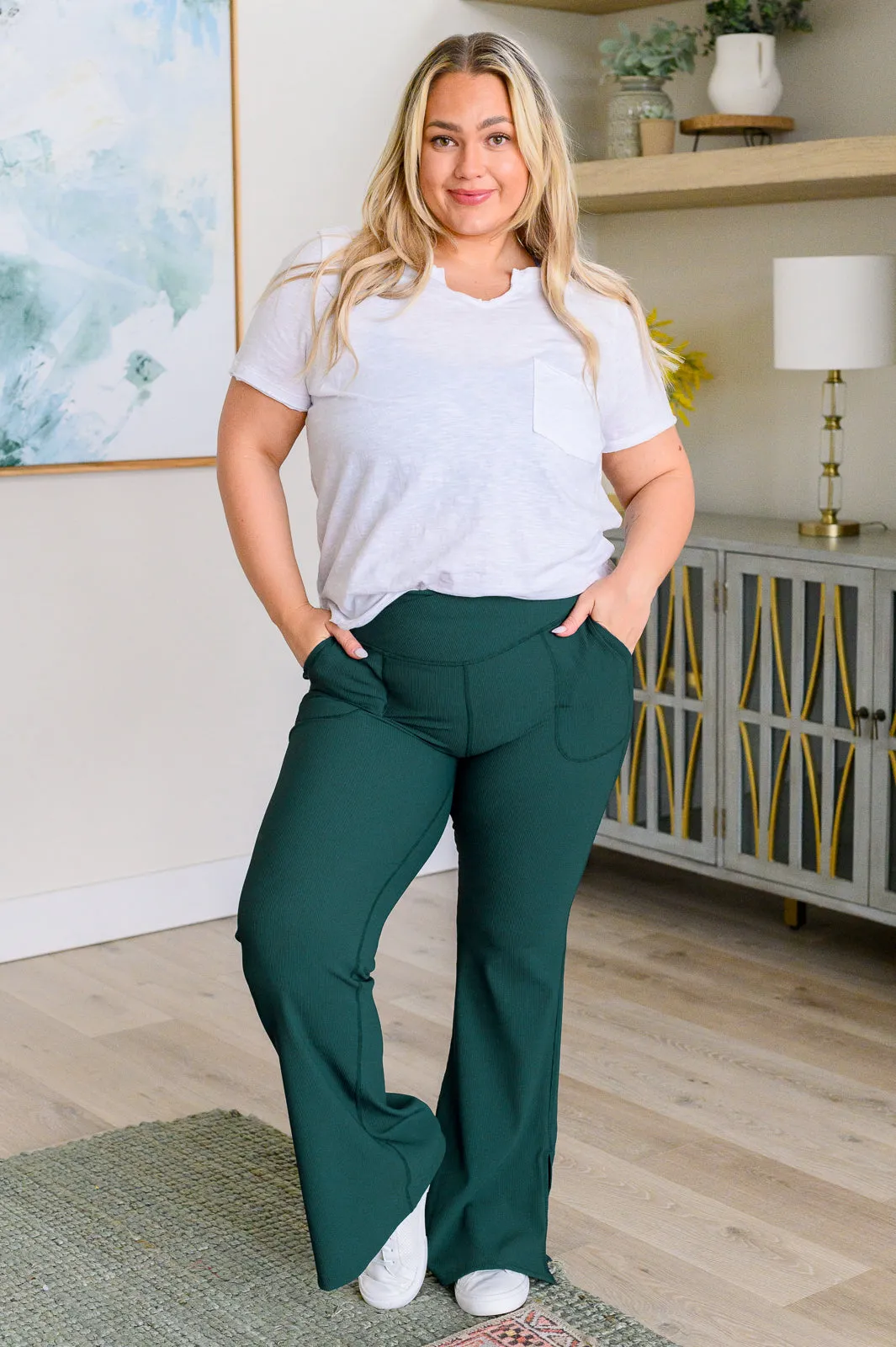 Work it All Out Crossover Flare Leggings - Rae Mode