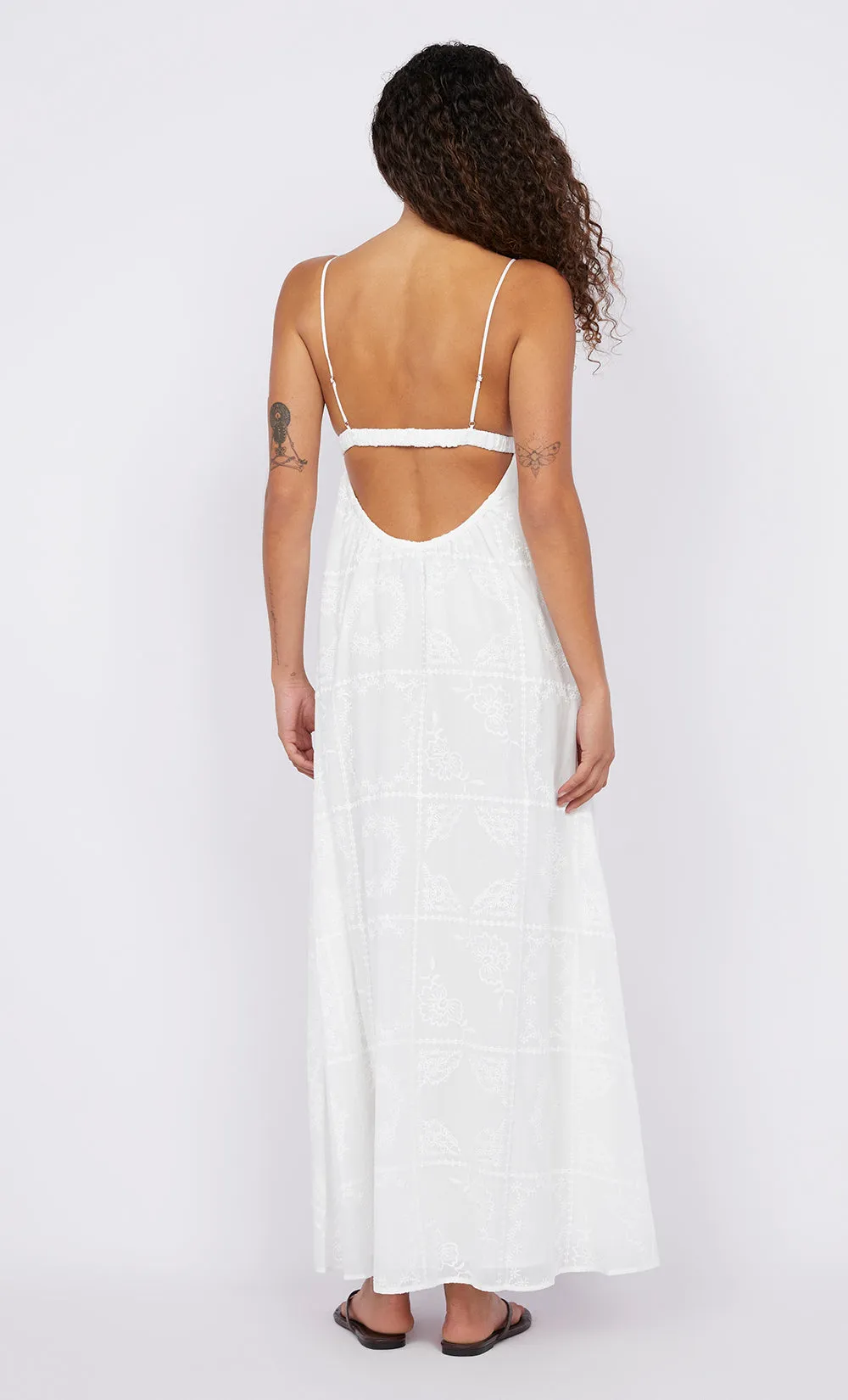 ZALEA MAXI DRESS - WHITE