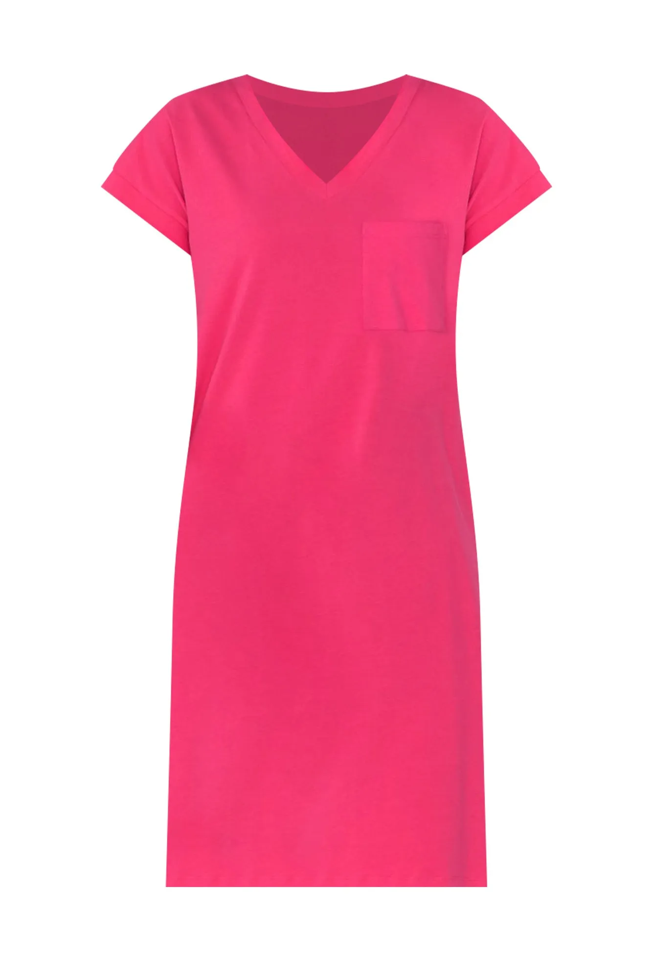 Zena Fuchsia T-Shirt Dress